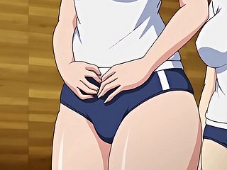 Hete gymnast neukt haar leraar - hentai