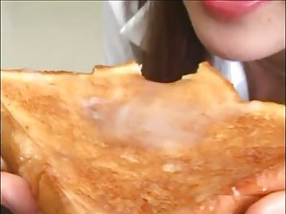 Japonais Toast Bukkake (Cum sur l'alimentation)