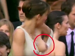 Hot famousness nipple slip